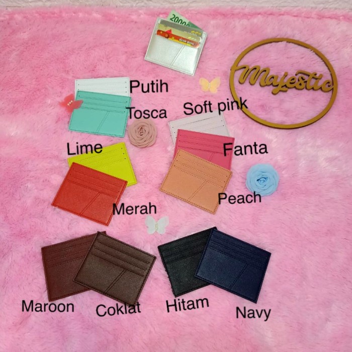 

Namecard Dompet Kartu Card Holder 6 Slot