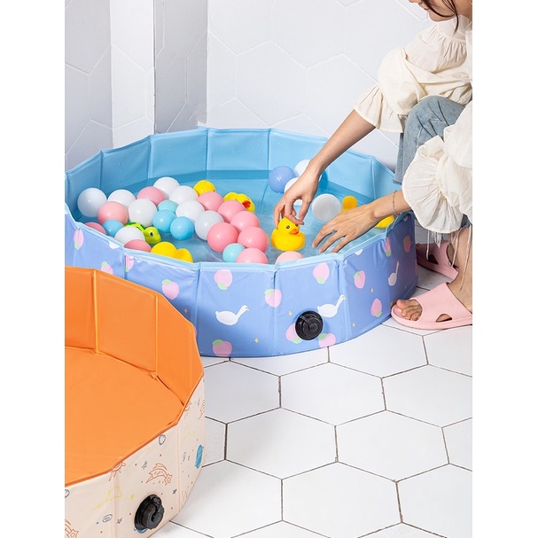 KOLAM RENANG TANPA POMPA / KOLAM RENANG LIPAT / FOLDING POOL / KOLAM ANAK LIPAT MANDI BOLA / KOLAM A