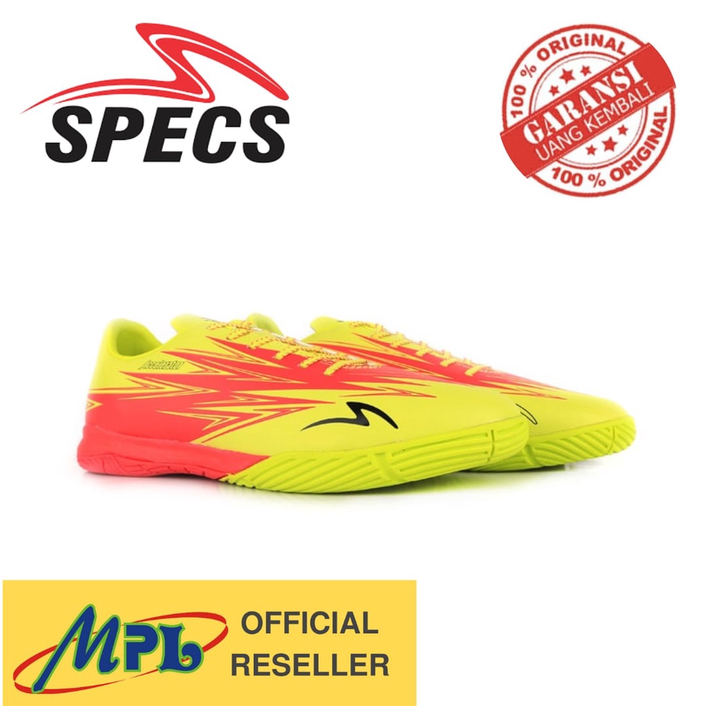 SEPATU FUTSAL SPECS LIGHTSPEED 3 IN META CRUSH PACK ZEIST GRN/DIVA PINK/N BLK 402100 ORIGINAL