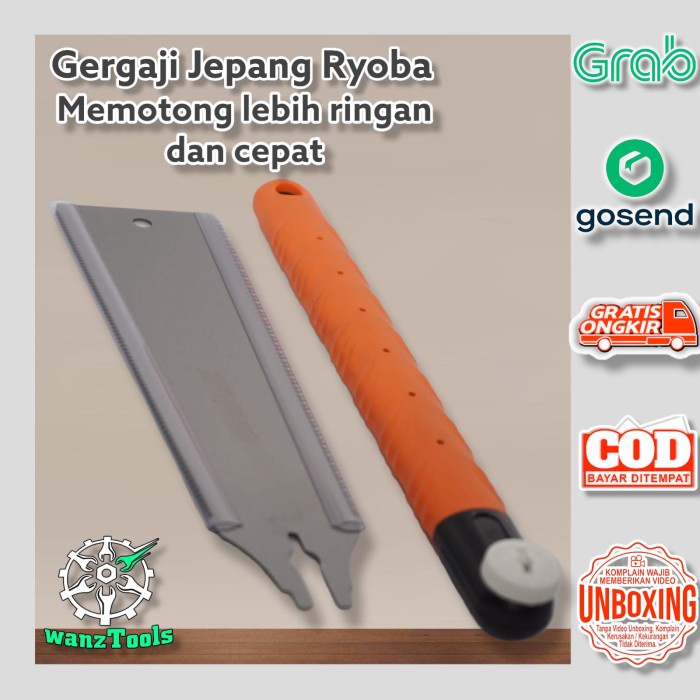 Gergaji Jepang Double Edge Rip Cut And Cross Cut