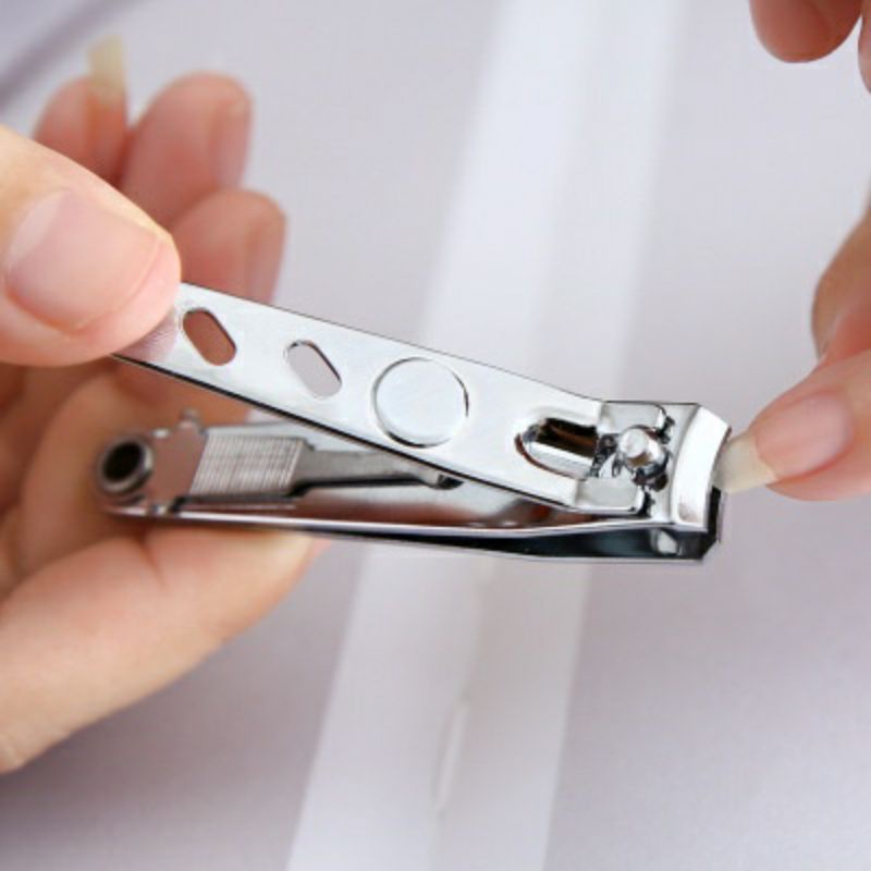 Gunting Kuku Stainless Nail Clippers Cleaning Care Alat Pembersih Kuku