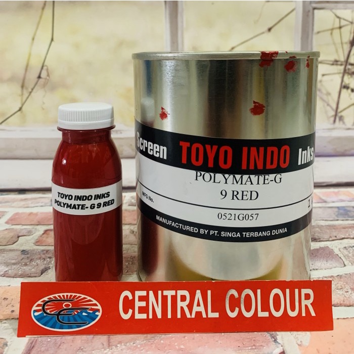 

Jual Tinta Toyo Polymate-G 9 Red / Merah Tinta Sablon Plastik - 500Gr Terlaris