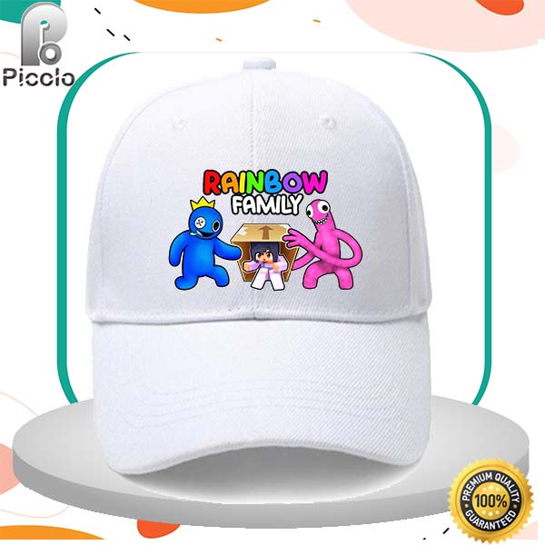 TOPI ANAK ANAK MOTIF RAINBOW FRIENDS 2-9 Tahun UNISEX