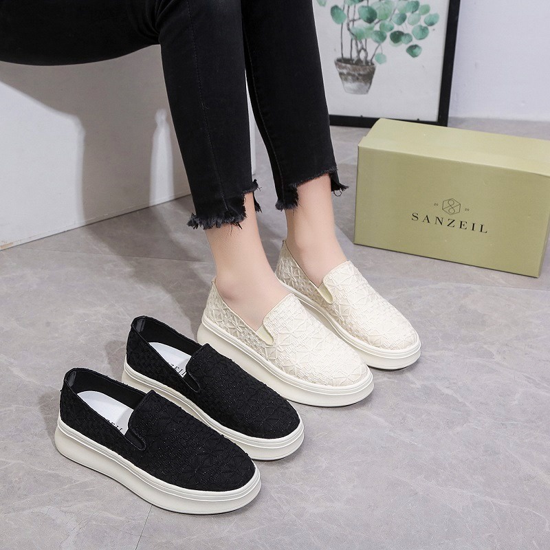 [COD] 0021 Sanzeil Davve Slip On Sepatu Wanita Import