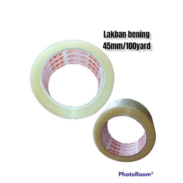 

Lakban bening 2 inchi 100yard,lakban packing 45mm murah