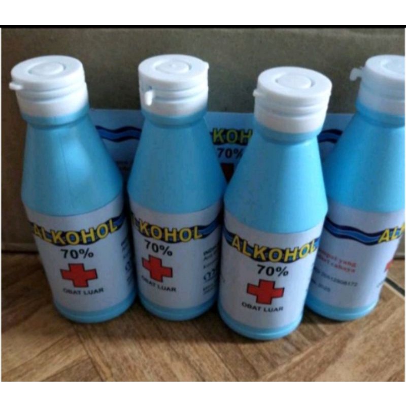 cairan alkohol 70% 100 ml / alkohol  70 % 100 ml