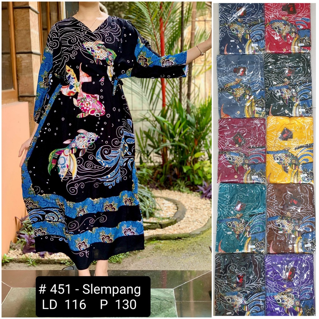 Image of Daster Panjang Slempang Elok - 2 Model 450 & 451 #1