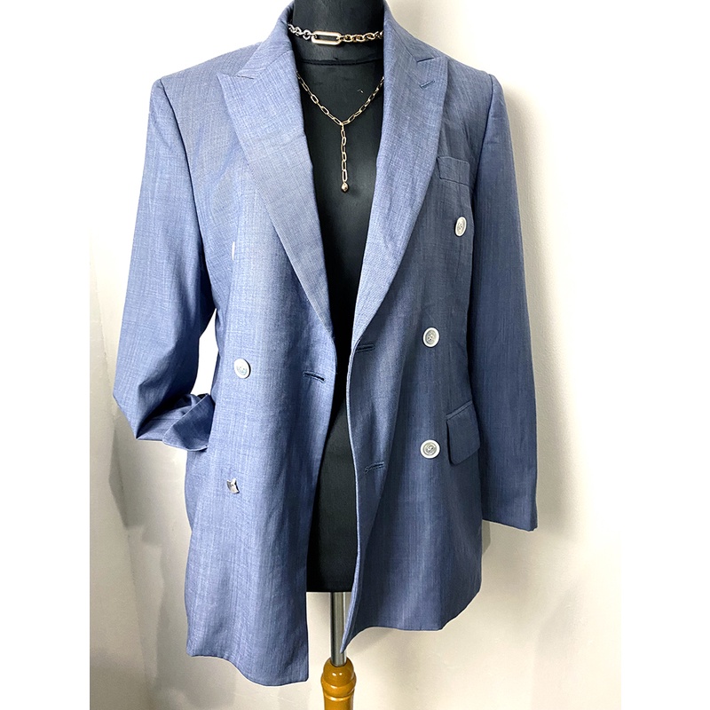 Jaket Blazer PRIA oversize - Soft Denim Blue