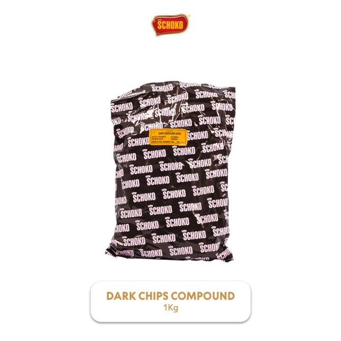 

SCHOKO Compound Choco Chips - 1 Kg / Coklat Chip Ready!!! [COD]