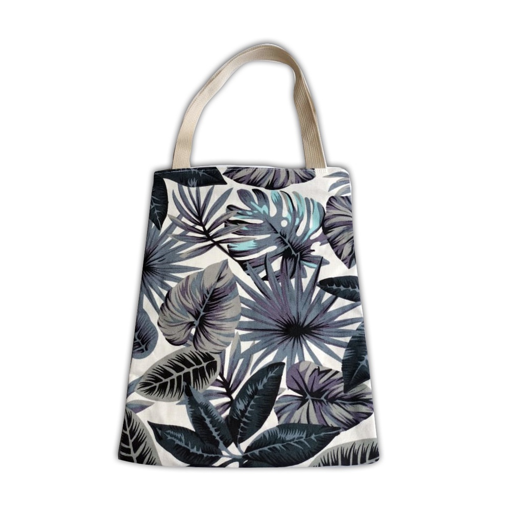 Tas wanita tote bag Besar Bahan Kanvas resleting laptop 14 inchi | Totebag selempang Canvas terbaru Bunga