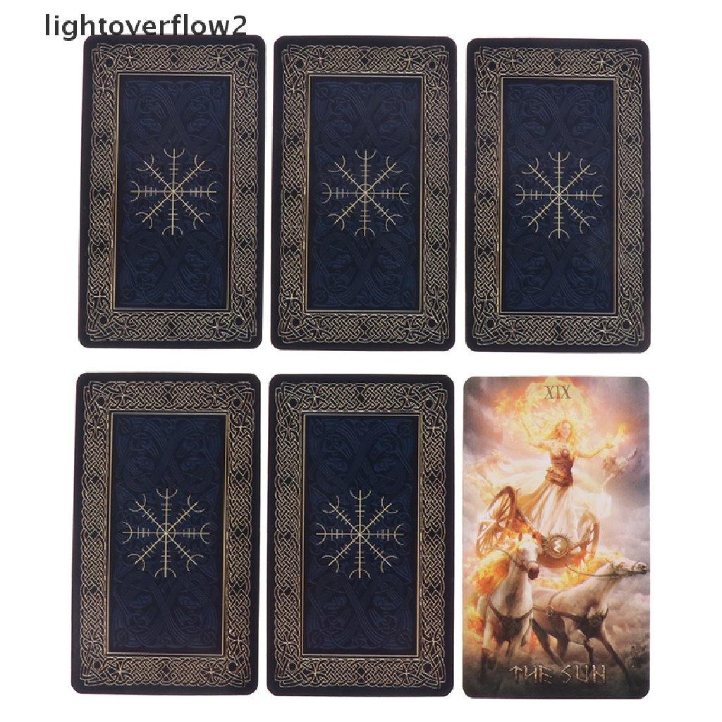 (lightoverflow2) Kartu Tarot Ramalan Fate Untuk Pesta / Keluarga / Pemula