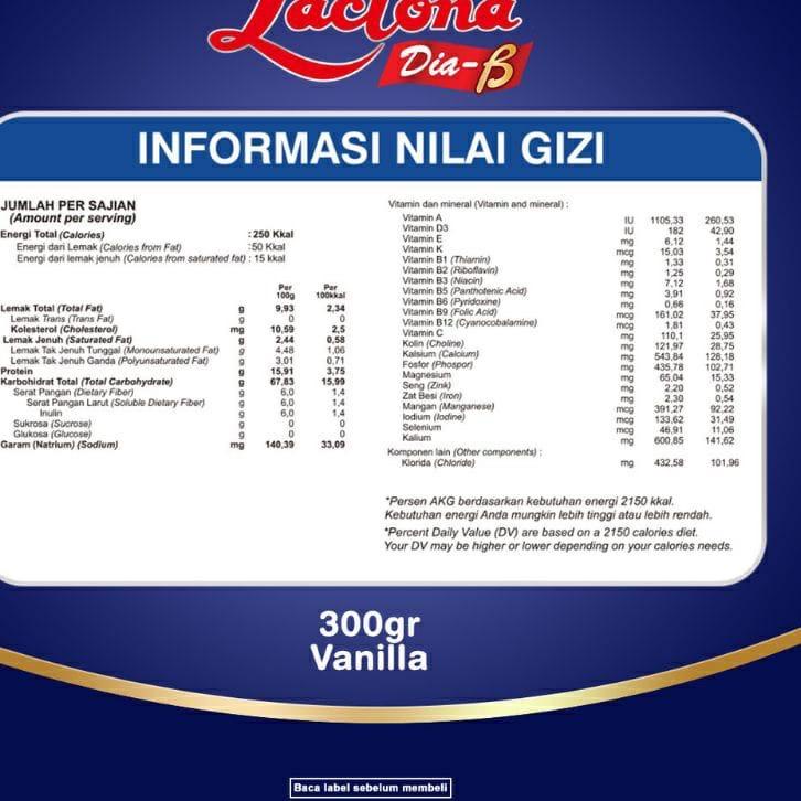 

New Mart--Lactona Diabe Susu Untuk Diabetes 300 Gram