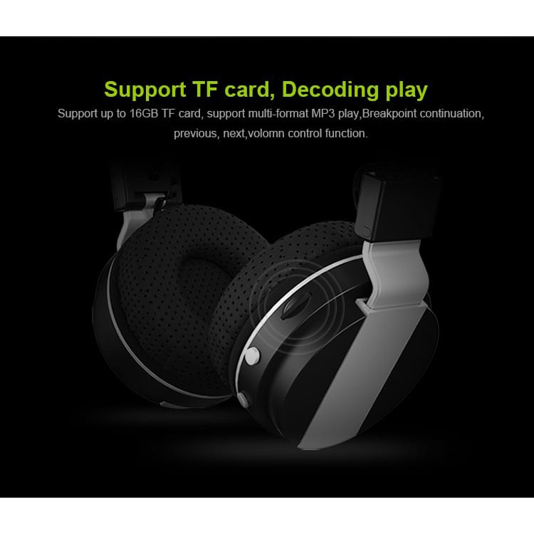 ZEALOT B17 Headphone Bluetooth Bass Super Headset Stereo nirkabel + Tf + Fm radio