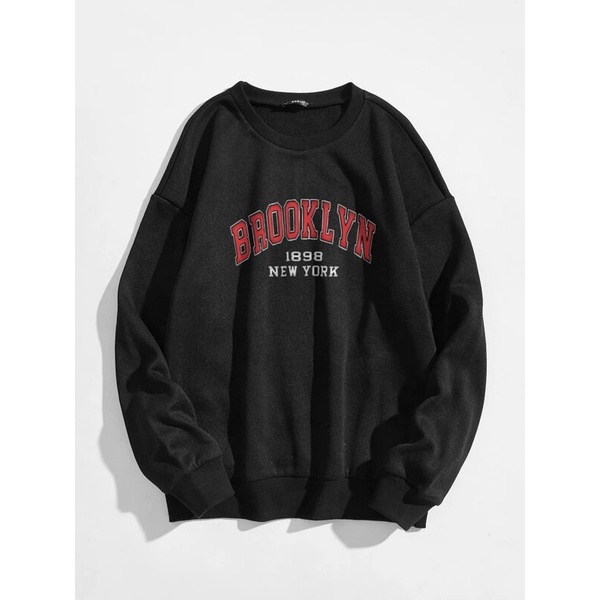 ZASKIYA - BASIC SWEATER BROOKLYN 1898 / CREWNECK POLOS SWEETSHIRT UNISEX