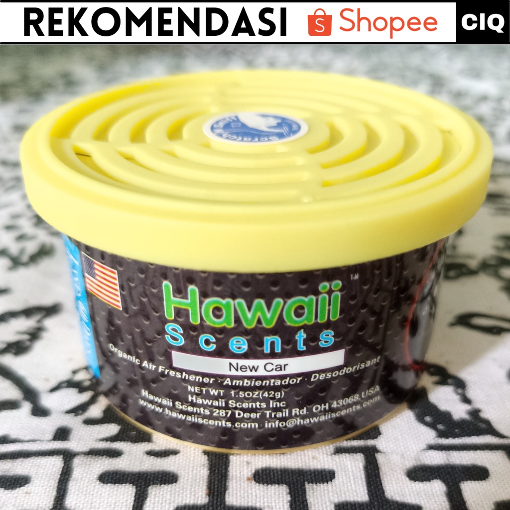 Parfum Mobil dan Ruangan Mewah Tahan Lama Hawaii Scents - Pengharum Mobil Aroma Kopi Hawaii Scents Aroma Mirip California Scents Golden State New Car