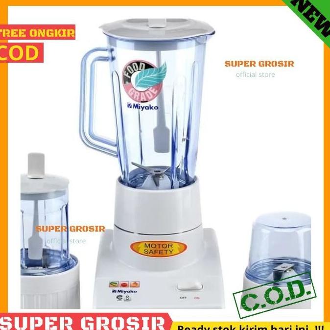 MIYAKO BLENDER KACA 3 IN 1 TERBARU PORTABLE ALAT DAPUR PERALATAN RUMAH DSF54654S