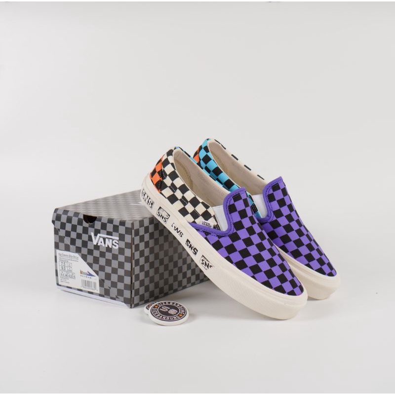 Sepatu Slip On SNSx Van Vault Og Slip On LX Electric Purple
