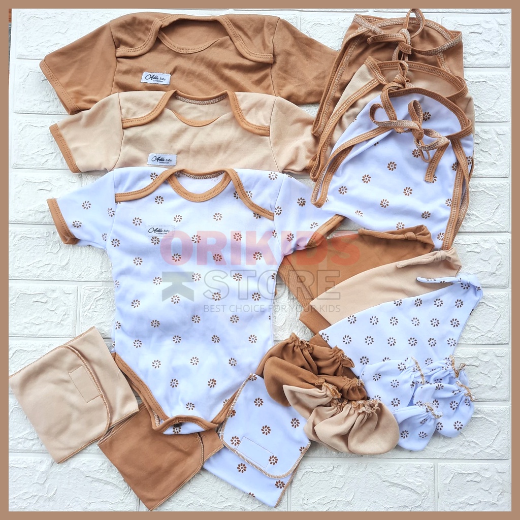 JUMPSUIT/Jumper Set Bayi Laki-Laki Perempuan 0 3 Bulan Isi 15 Paket Kado Lahiran