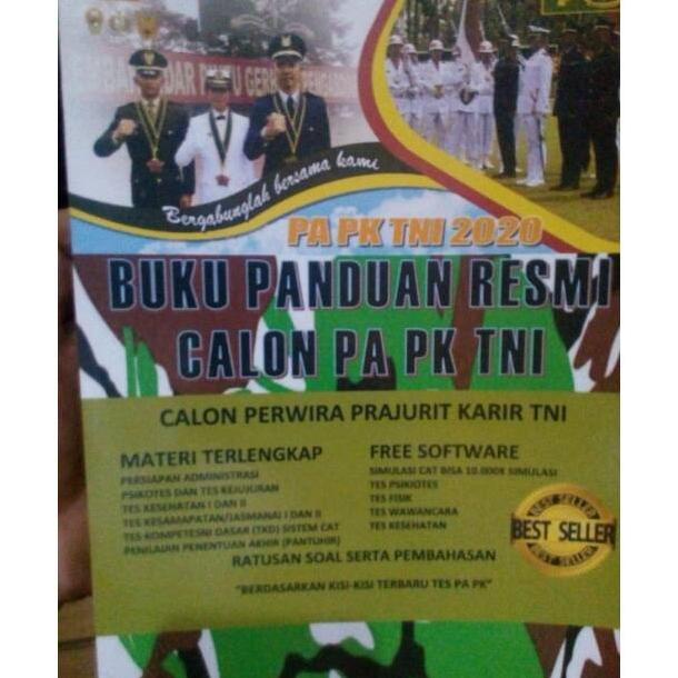 

^%^%^%^%] BUKU PERSIAPAN SELEKSI PA PK TNI 2020 PERWIRA PRAJURIT KARIR