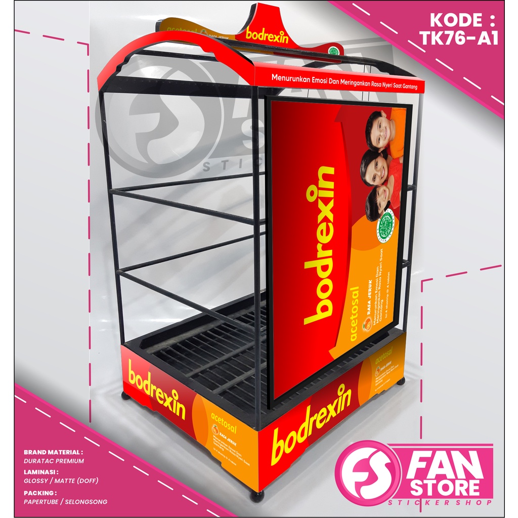 STICKER DECAL SANGKAR KOTAK NO 1,2,3 EBOD JAYA,ORIQ,BNR - DECAL KANDANG BURUNG KOTAK