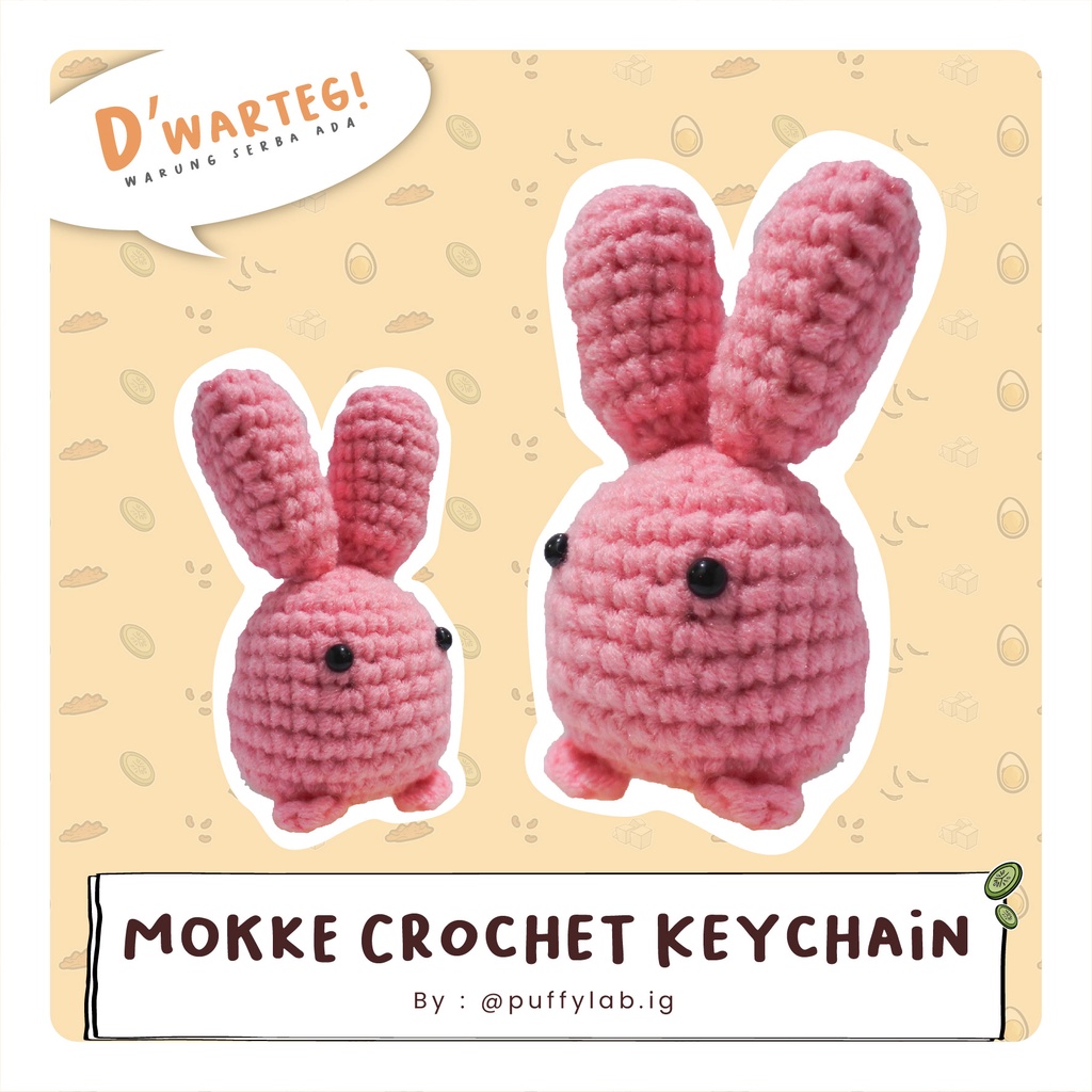 MOKKE Toilet-bound Hanako-kun CROCHET/RAJUT KEYCHAIN/GANTUNGAN KUNCI LUCU