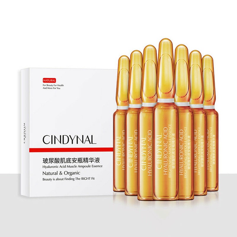 SHINE STAR - Cindynal Niacinamide Serum / Serum Anti Aging / Flek Hitam Tebal / Pencerah Wajah 1 Box Isi 7 Ampul
