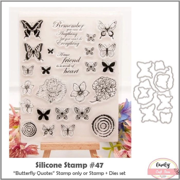 

Jualan Transparent Silicone Rubber Clear Stamp 47-Cards, Art Craft, Scrapbook Terlaris