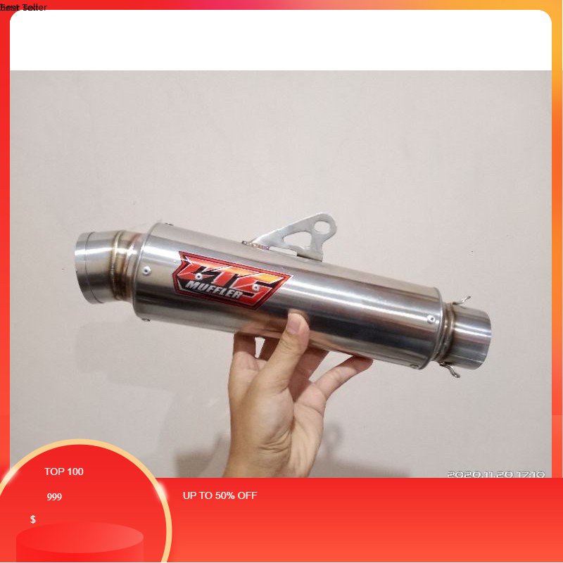 Knalpot Cts Muffler Conical Gp 25cm Original
