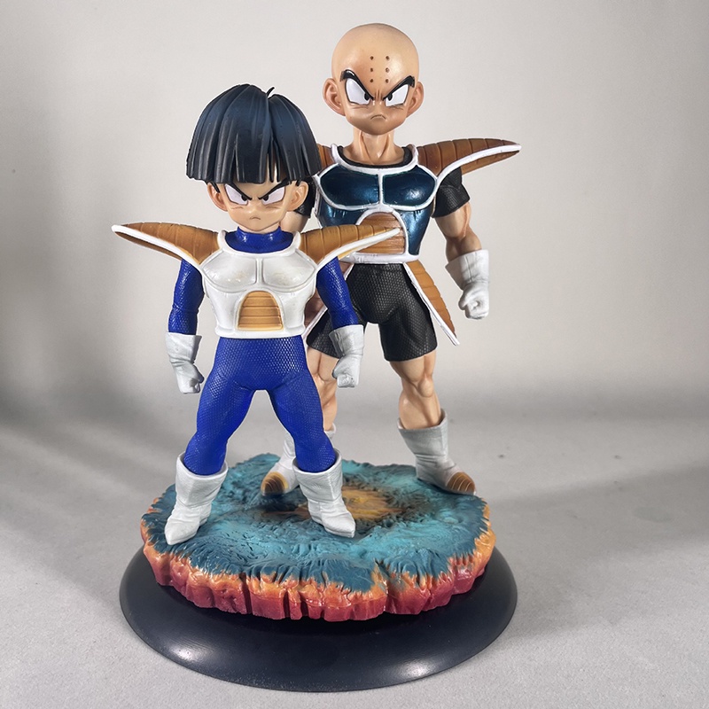 Mainan Action Figure Model Anime Dragon Ball Namek Earth Warrior Son Gohan Kuririn Bahan PVC 24cm Untuk Koleksi