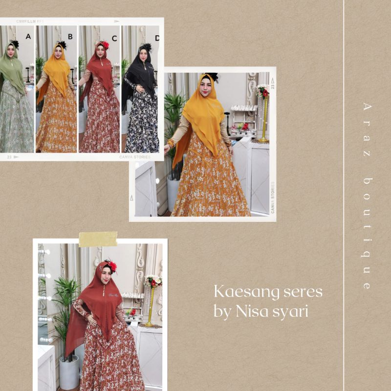 Kaesang series by Nisa syari/ Kaesang by Nisa syari (PO KIRIM 19 OKT)