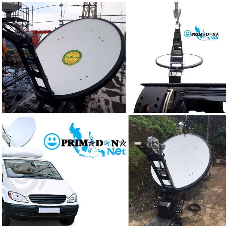 Bandwidth Mobile VSAT Internet Satelit - Mobile VSAT Satellite Internet - VSAT Auto Pointing PRIMADO