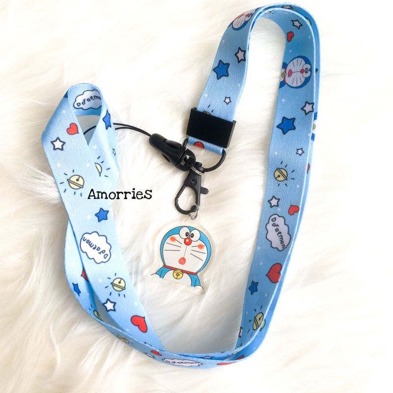 Jual GANTUNGAN DORAEMON LANYARD TALI HP LUCU TALI HP ID CARD Shopee