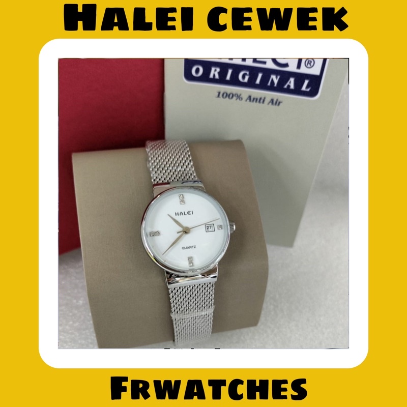 Jam Tangan Fashion Wanita Halei Rantai Pasir Original