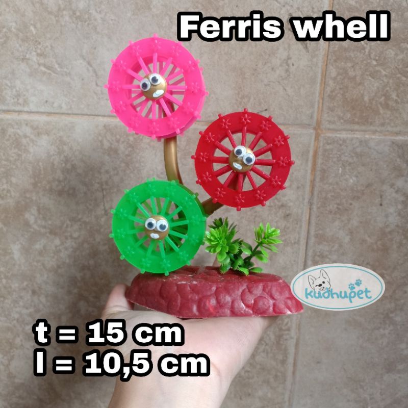 kincir air/Ferris wheel/mainan aquarium/aerator