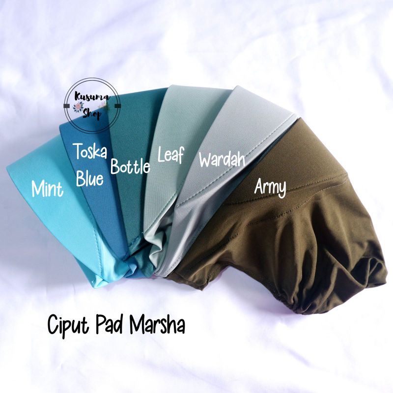 ciput pad tanpa konde /ciput marsha bahan spandek balon/ jersey