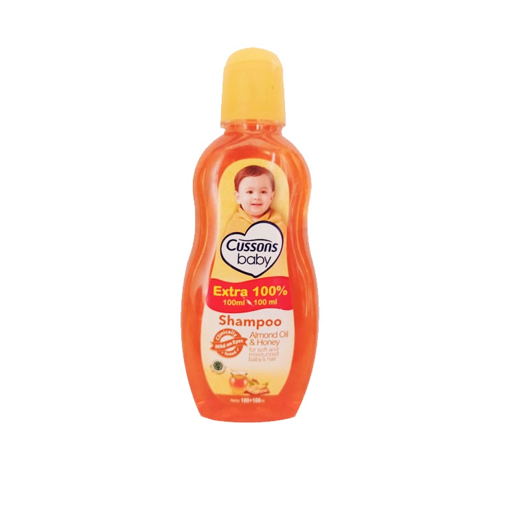 Cussons Baby Shampoo Candle Nut &amp; Celery/Almond Oil &amp; Honey - 100ml +100ml