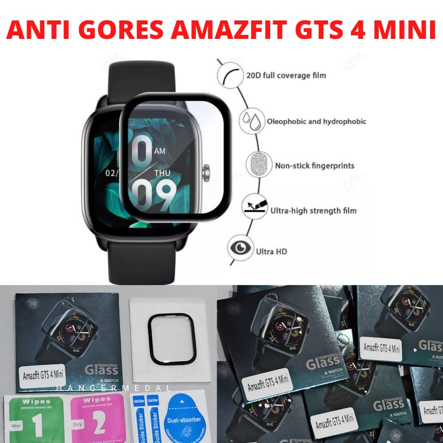 Anti Gores AMAZFIT GTS 4 MINI Screen Protector Guard Pelindung Layar