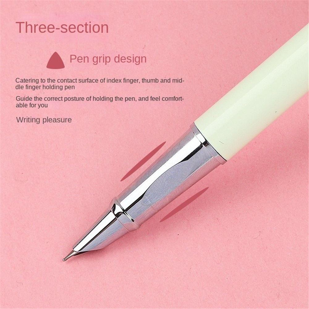 Pulpen Kartun Populer Hadiah Tinta Sac Tahan Lama Latihan Kaligrafi Ganti Tinta Sac Pulpen