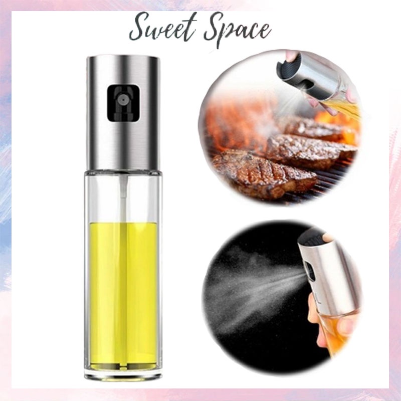 BOTOL MINYAK SPRAY 100ML BAHAN KACA [SWEETSPACE]