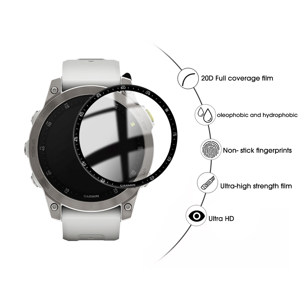 1 / 3 PCS Pelindung Layar Smartwatch Garmin Epix Gen 2 PMMA Full Cover 5D