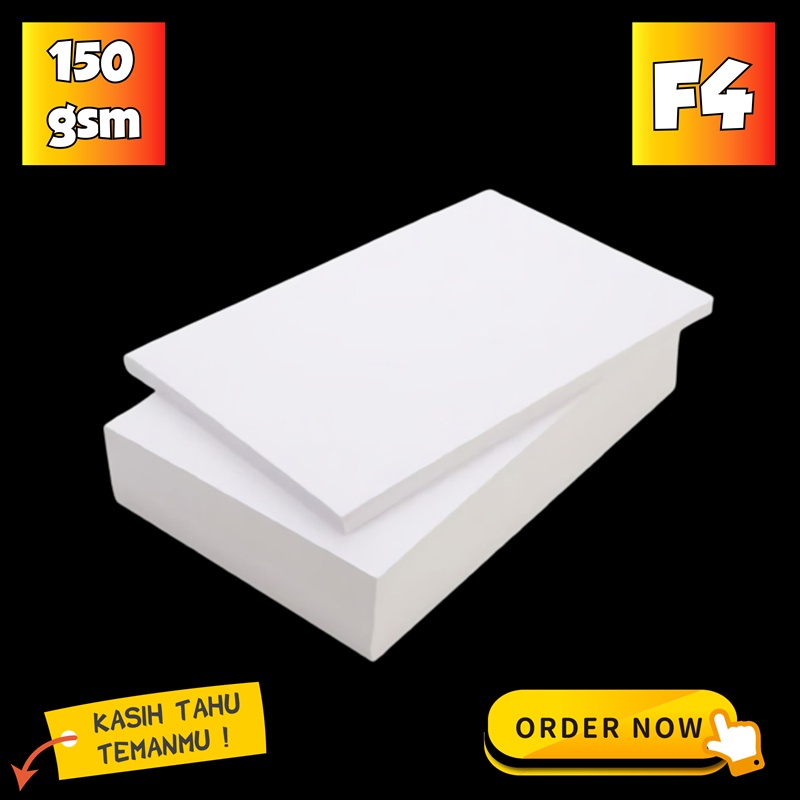 

Kertas BC TIK Putih 150 GSM F4 Isi 10 Lembar
