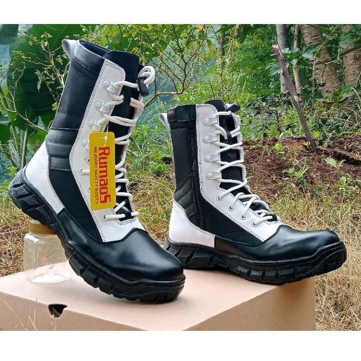 TERBARU-sepatu PDL PROVOS KULIT/militer boots