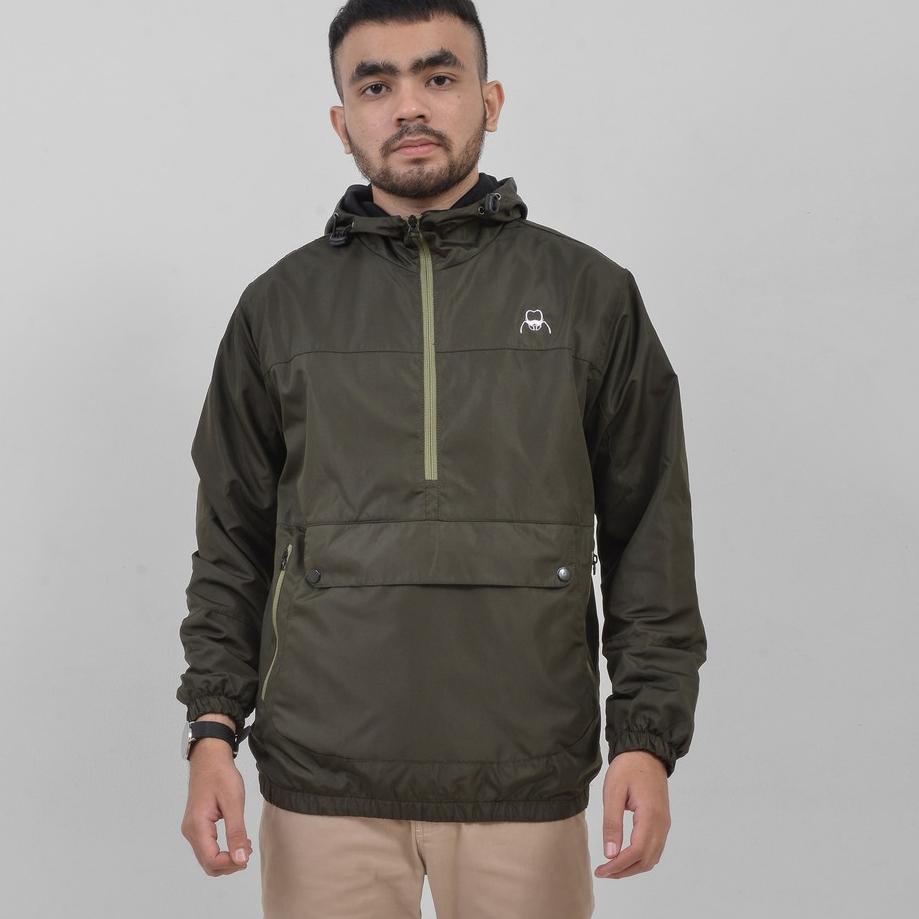 Prioritas--BREY Jaket Pria Cagoule Parasut Maze Jacket