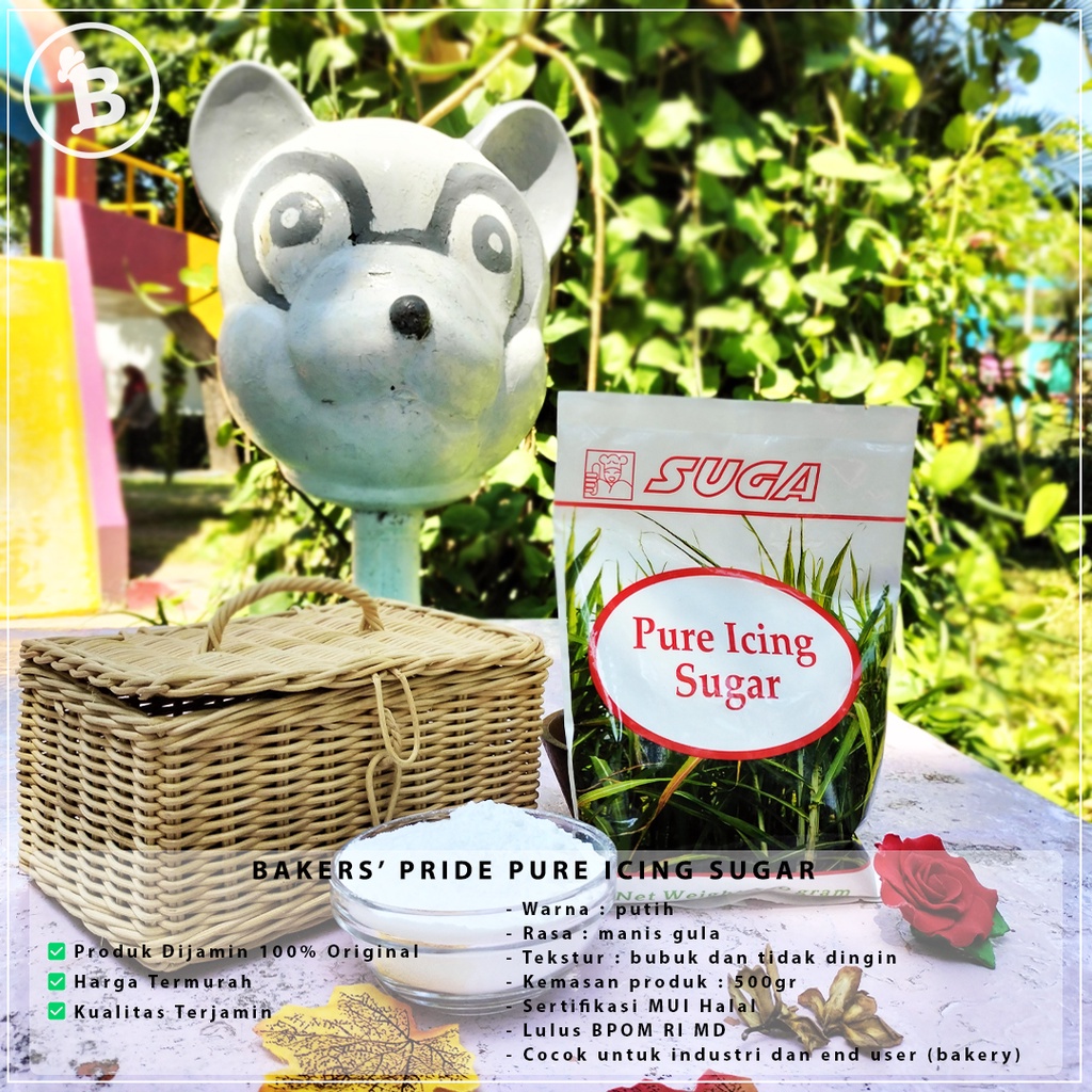 

Gula Halus Icing Suga Kemasan 500gram