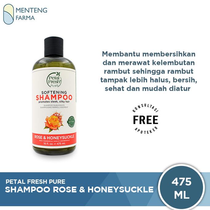 Petal Fresh Pure Shampoo Rose &amp; Honeysuckle 475 mL - Softening Shampoo