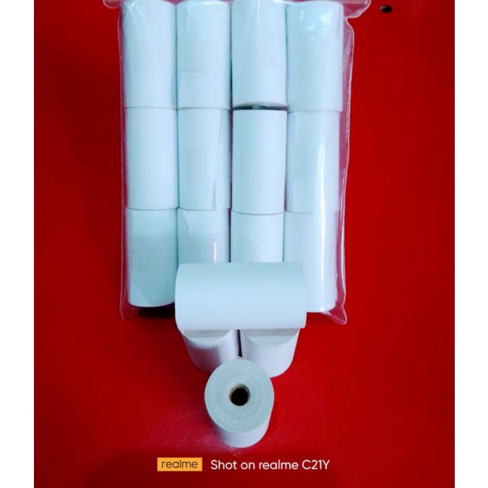 

Kertas kasir TAXI ukuran 37x20mm Paket 1 Pack isi 12 pcs