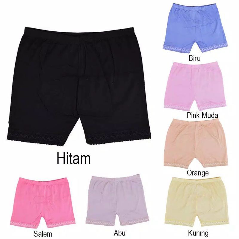 DISKON 3 Pcs Celana Short Renda Anak - Short Perempuan Remaja - Short Wanita Renda - Short Renda Murah - COD - Bayar Di Tempat