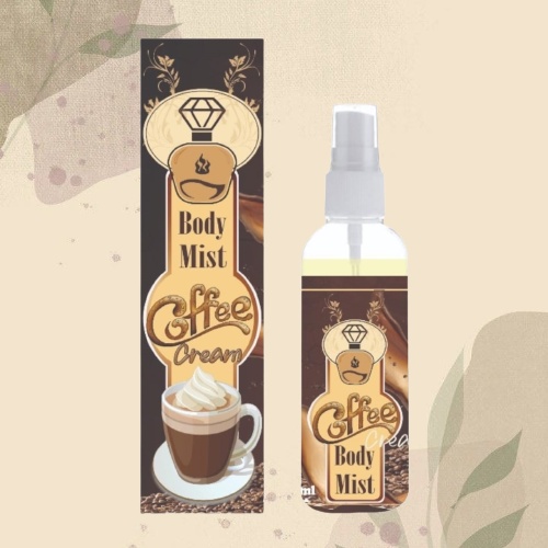 GEN - [BPOM] Parfum Body Mist Coffee Cream 100ml Premium / Parfum Coffee Cream 100ml / Parfum Unisex Wangi Tahan Lama