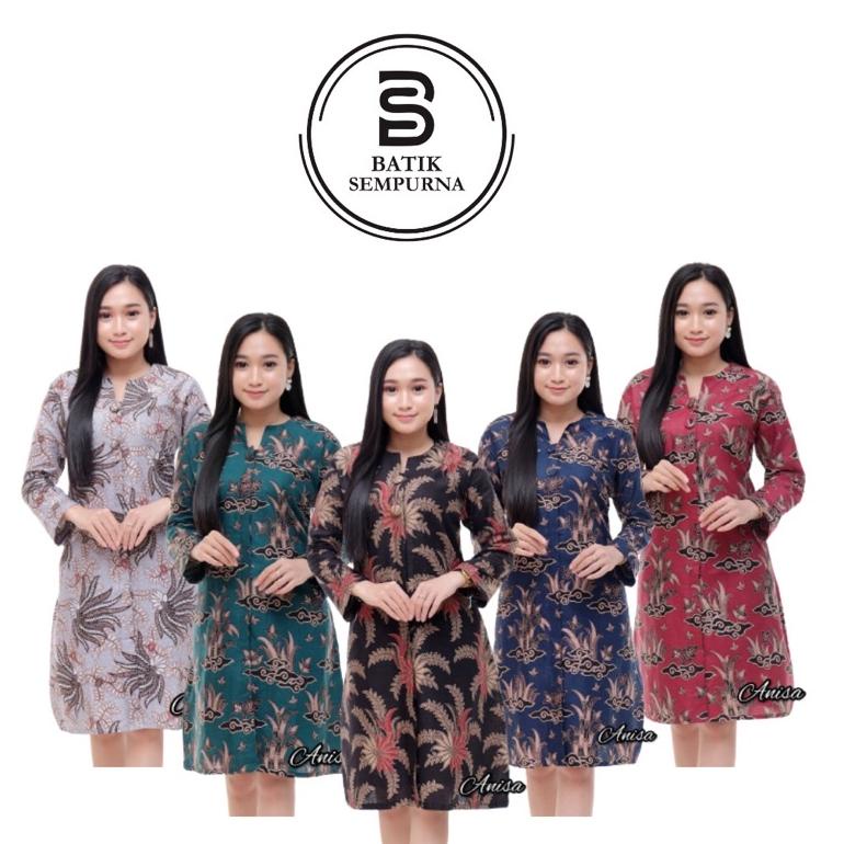 Tunik Batik Model Kancing Depan ◦ RDD.18Oc22н