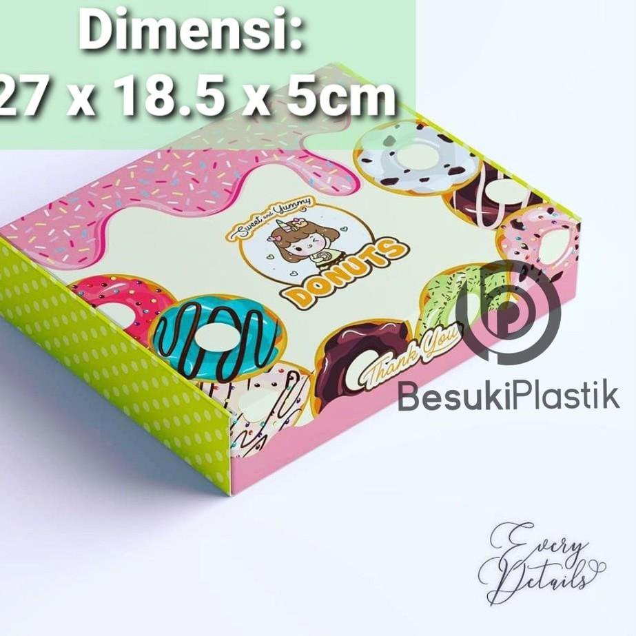 

♩♪ Dus Donut YUMMY / Dus Donut 6 Gambar / Kerdus Donut Cetak / Dos Donut つ